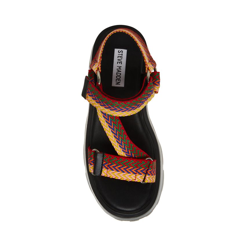 πεδιλα πλατφορμεσ γυναικεια Steve Madden Milly Πολύχρωμο | GR-9768CQY