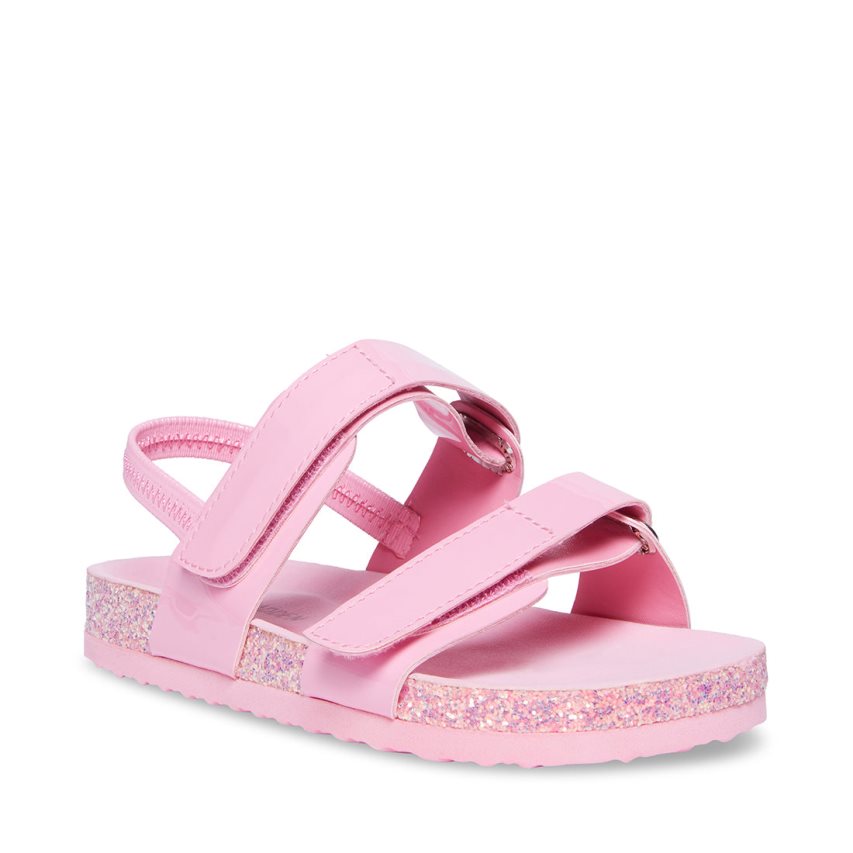 πεδιλα πλατφορμεσ παιδικα Steve Madden Adouble λουστρινι ροζ | GR-7869NRQ