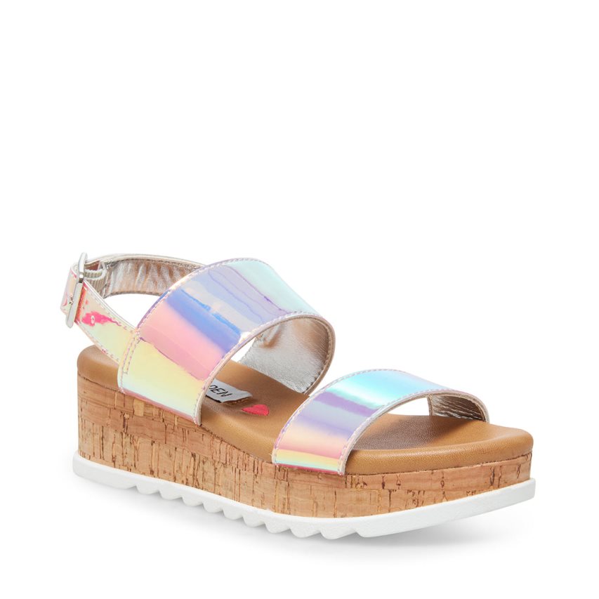 πεδιλα πλατφορμεσ παιδικα Steve Madden Jbrendaa Iridescent Πολύχρωμο | GR-1852HOG
