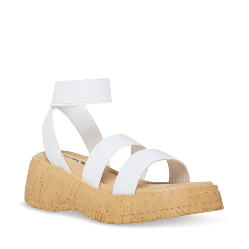 πεδιλα πλατφορμεσ παιδικα Steve Madden Jsammie ασπρα | GR-3872EJC