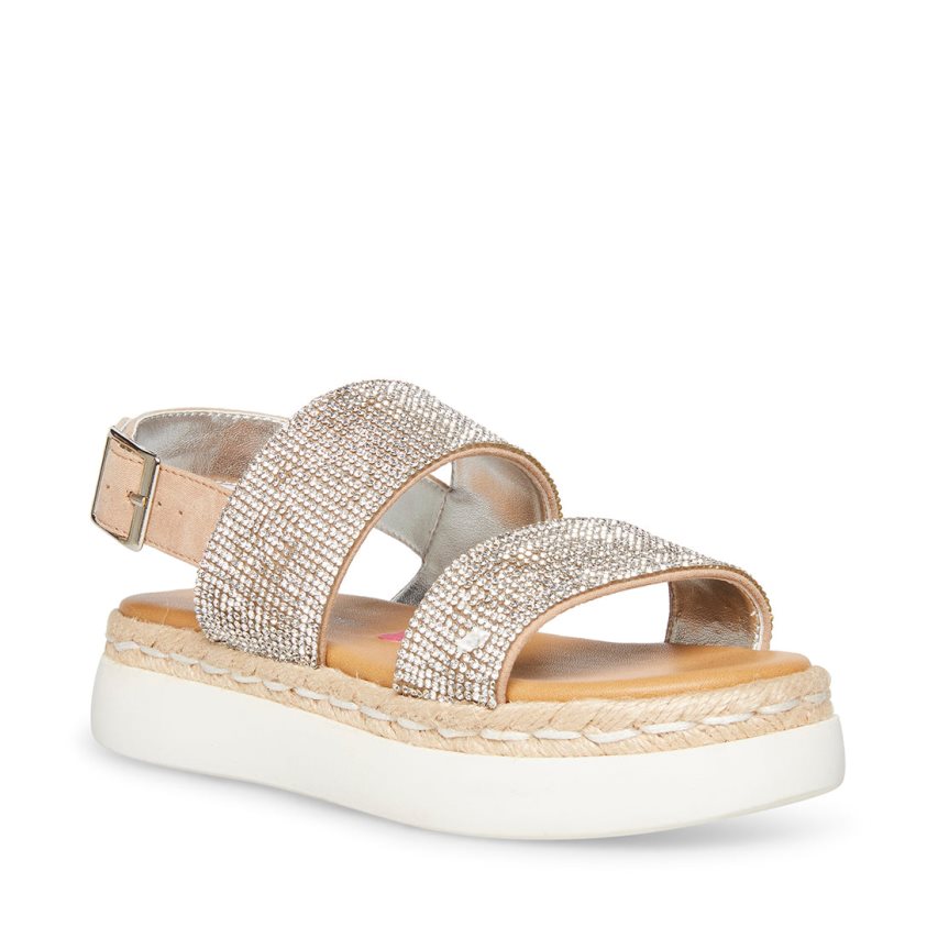 πεδιλα πλατφορμεσ παιδικα Steve Madden Jaliana ασημι | GR-O341XHV