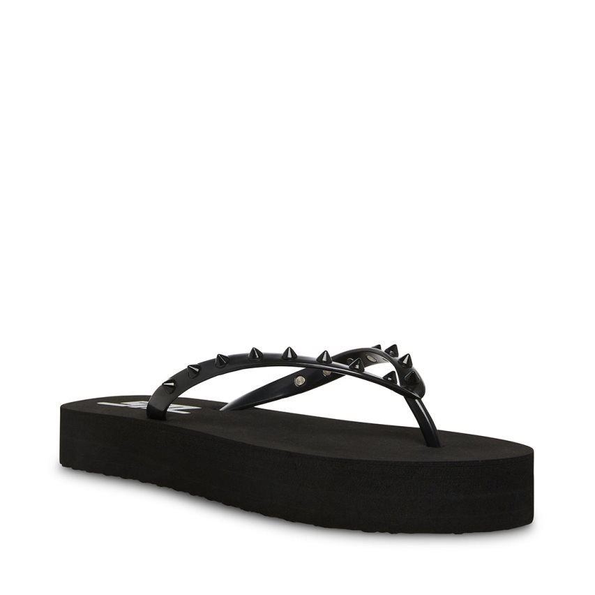 σαγιοναρεσ γυναικεια Steve Madden Lumi μαυρα | GR-28O6MUH