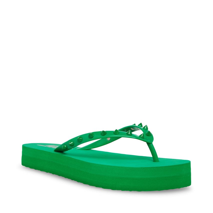 σαγιοναρεσ γυναικεια Steve Madden Lumi πρασινο | GR-O946IAU