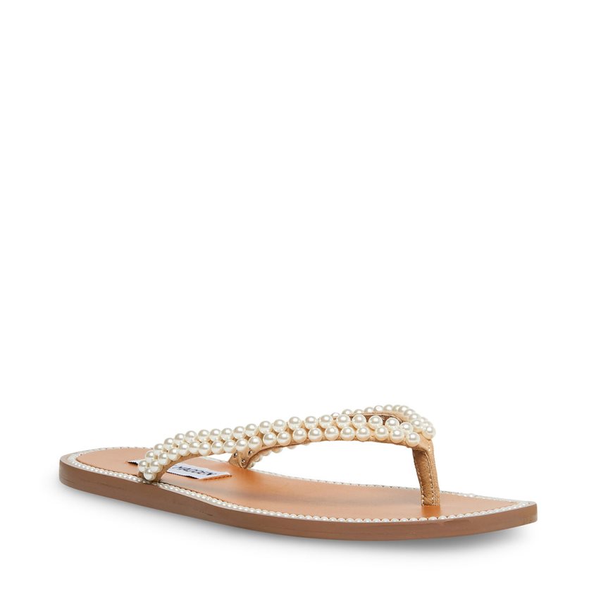 σαγιοναρεσ γυναικεια Steve Madden Nadira ασπρα | GR-6532DNV
