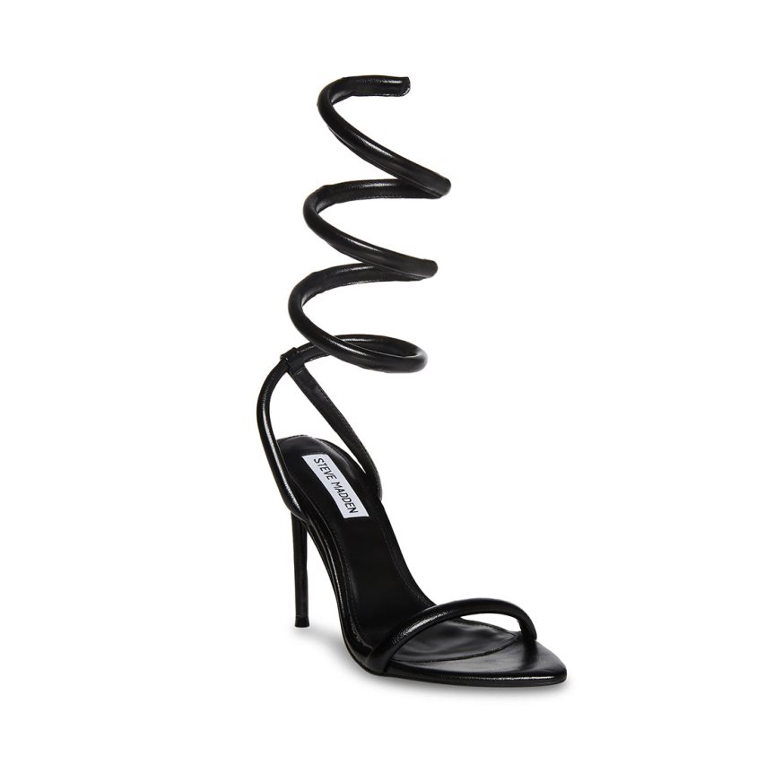 σανδαλια με τακουνι γυναικεια Steve Madden Bali μαυρα | GR-1248RYP
