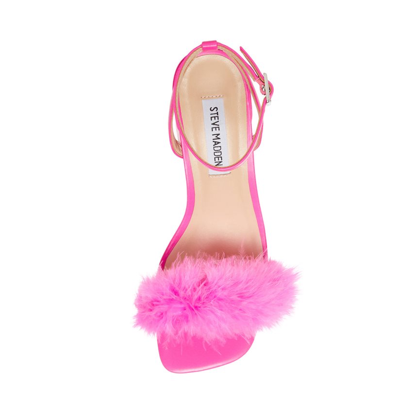 σανδαλια με τακουνι γυναικεια Steve Madden Audrina-f ροζ | GR-3926CPA