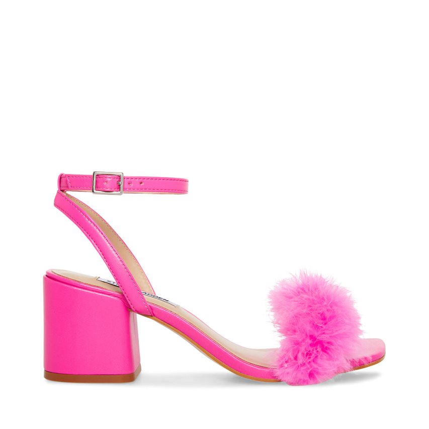 σανδαλια με τακουνι γυναικεια Steve Madden Audrina-f ροζ | GR-3926CPA