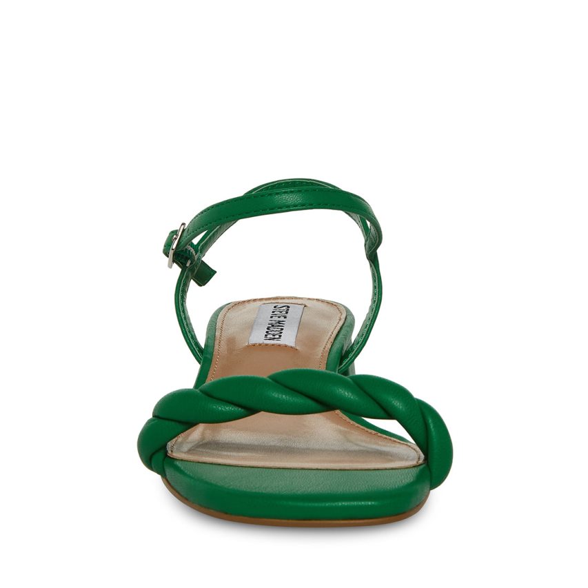 σανδαλια με τακουνι γυναικεια Steve Madden Magnetic πρασινο | GR-7521QBR