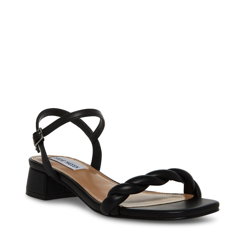 σανδαλια με τακουνι γυναικεια Steve Madden Magnetic μαυρα | GR-9213NAF