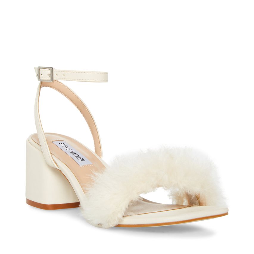 σανδαλια με τακουνι γυναικεια Steve Madden Audrina-f ασπρα | GR-O287GFP