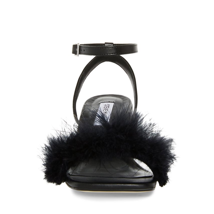 σανδαλια με τακουνι γυναικεια Steve Madden Audrina-f μαυρα | GR-O325LAH