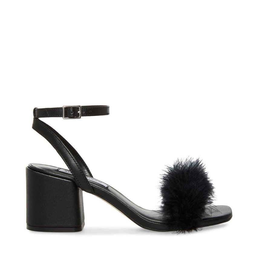 σανδαλια με τακουνι γυναικεια Steve Madden Audrina-f μαυρα | GR-O325LAH