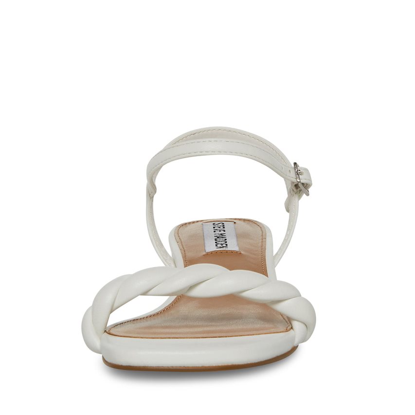 σανδαλια με τακουνι γυναικεια Steve Madden Magnetic ασπρα | GR-O691HQZ