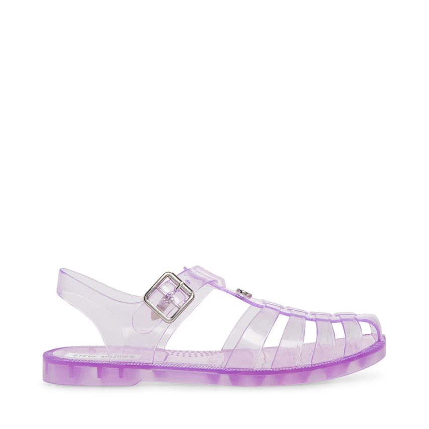 φλατ πεδιλα γυναικεια Steve Madden Bryn μωβ | GR-5O47WQO
