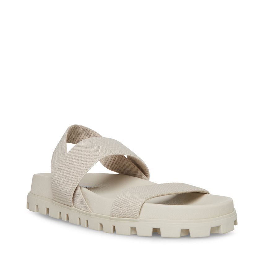 φλατ πεδιλα γυναικεια Steve Madden Landmark γκρι | GR-O894QNO
