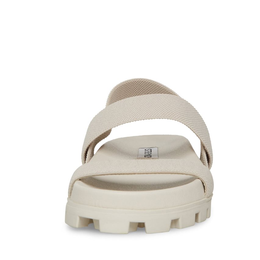 φλατ πεδιλα γυναικεια Steve Madden Landmark γκρι | GR-O894QNO