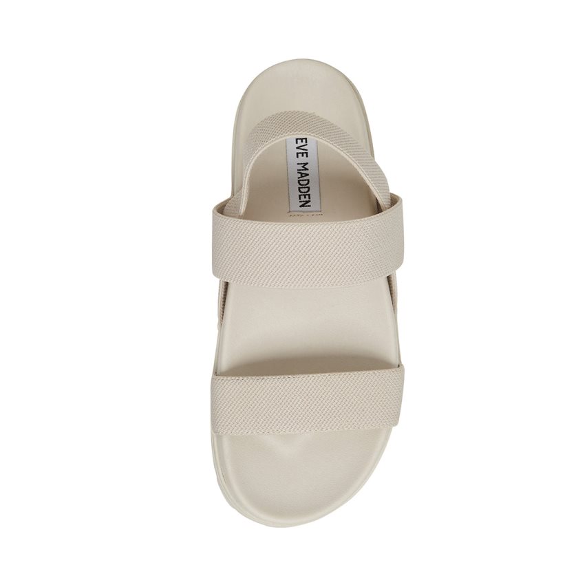 φλατ πεδιλα γυναικεια Steve Madden Landmark γκρι | GR-O894QNO