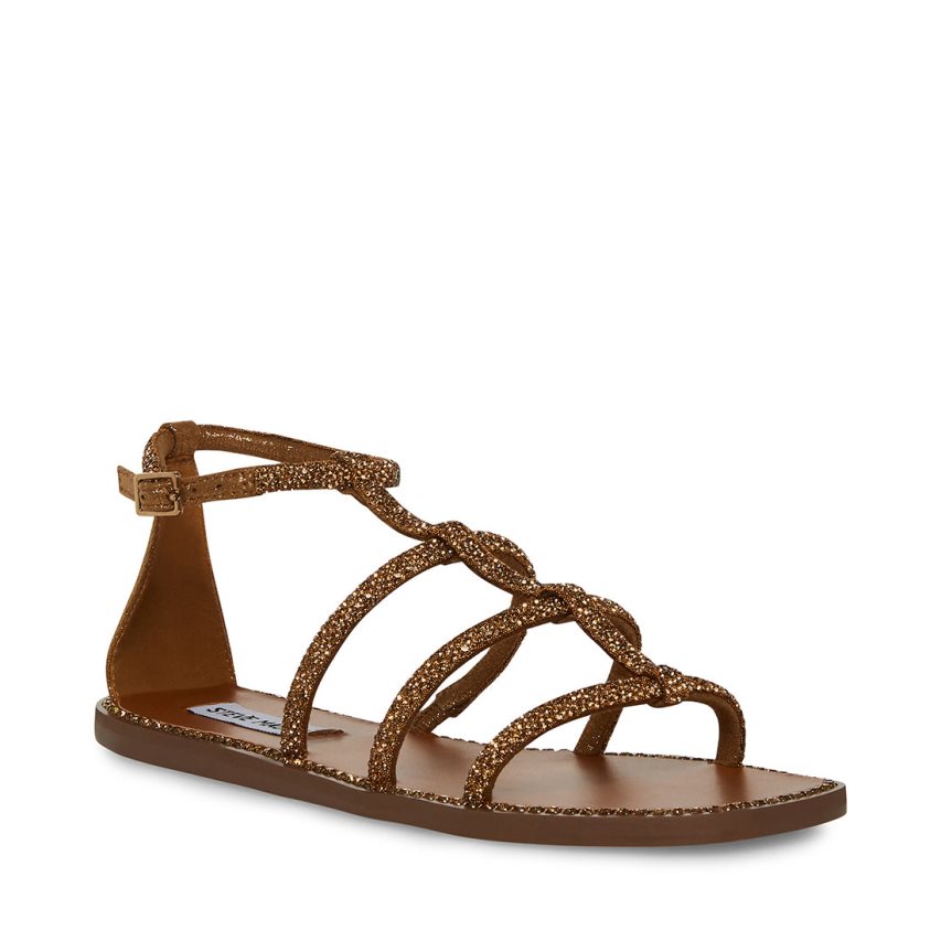 φλατ πεδιλα γυναικεια Steve Madden Neptune σκούρο καφε | GR-189OMLA