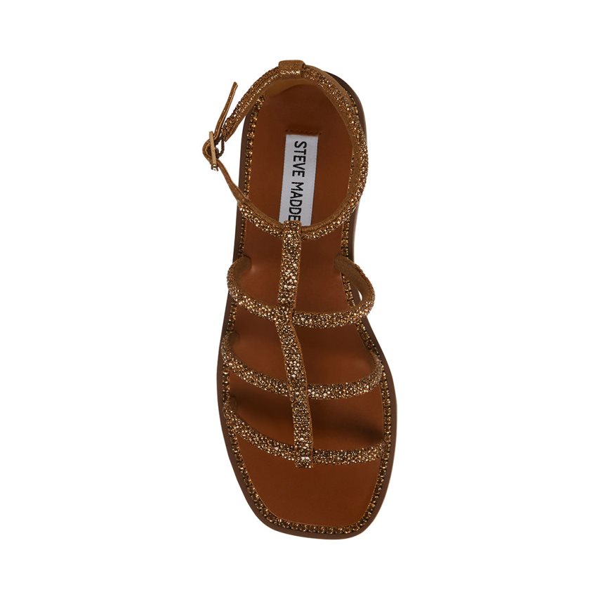 φλατ πεδιλα γυναικεια Steve Madden Neptune σκούρο καφε | GR-189OMLA