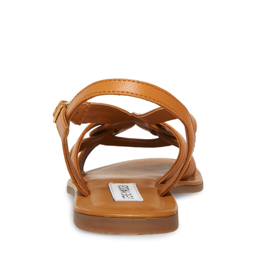 φλατ πεδιλα γυναικεια Steve Madden Prim καφε | GR-6731PBU