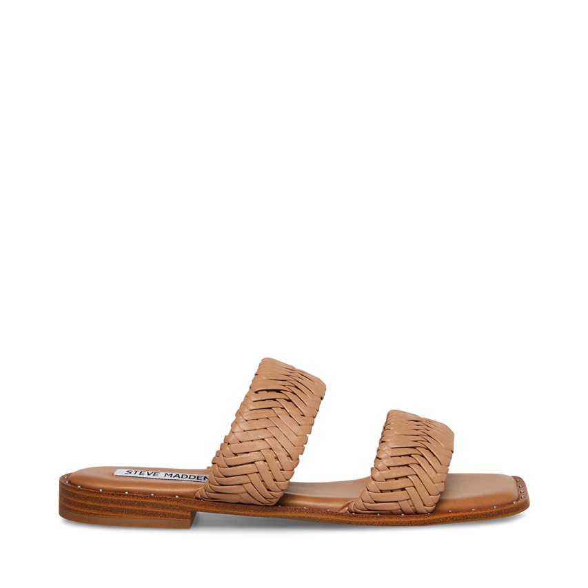 φλατ πεδιλα γυναικεια Steve Madden Sharyn καφε | GR-3O82QXR