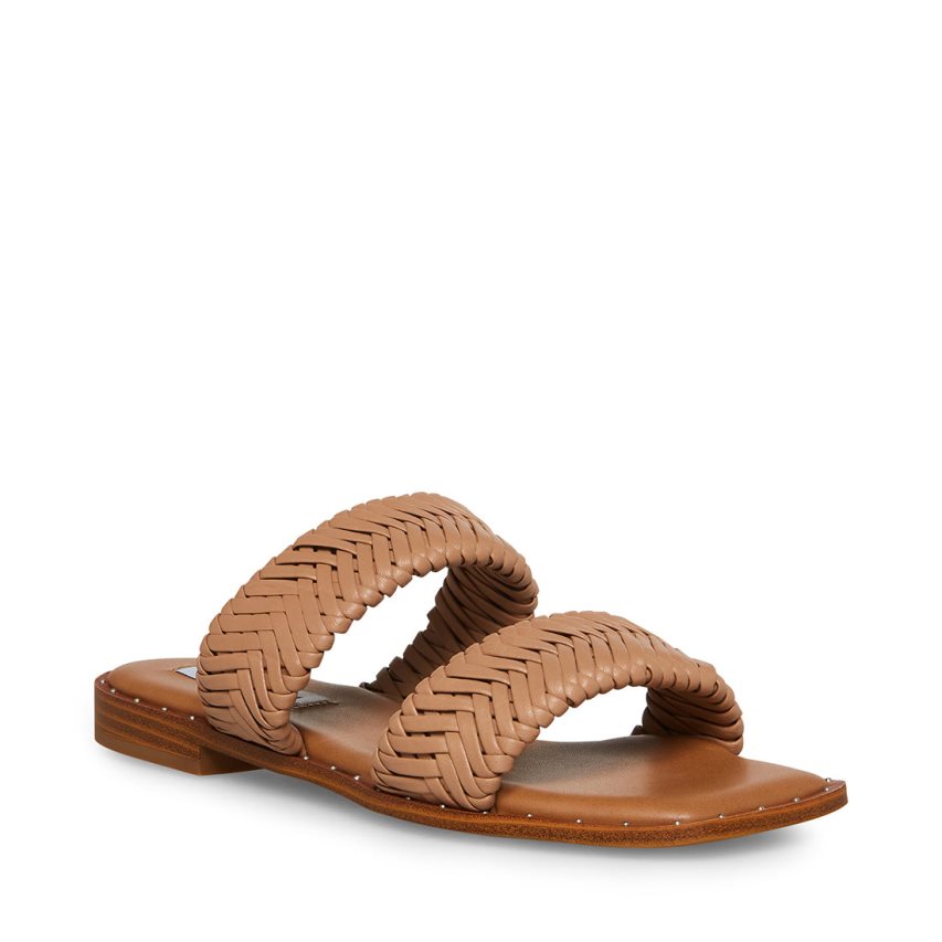 φλατ πεδιλα γυναικεια Steve Madden Sharyn καφε | GR-3O82QXR