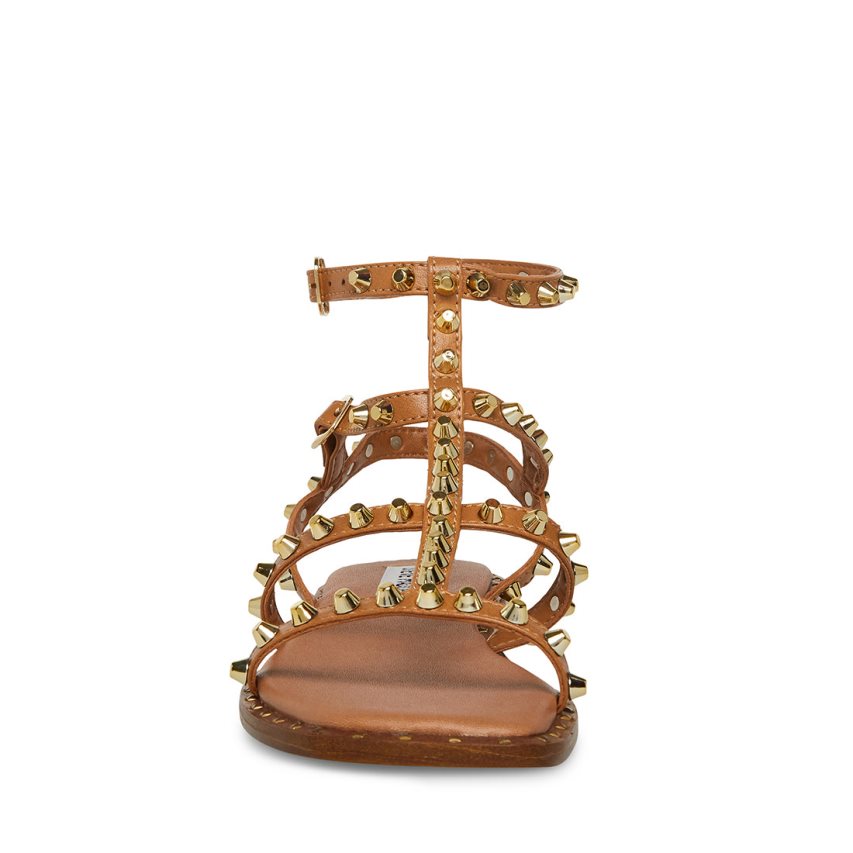 φλατ πεδιλα γυναικεια Steve Madden Sunnie καφε | GR-2345JOR