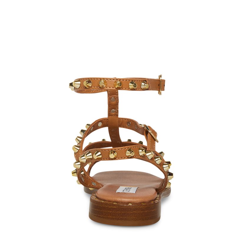 φλατ πεδιλα γυναικεια Steve Madden Sunnie καφε | GR-2345JOR