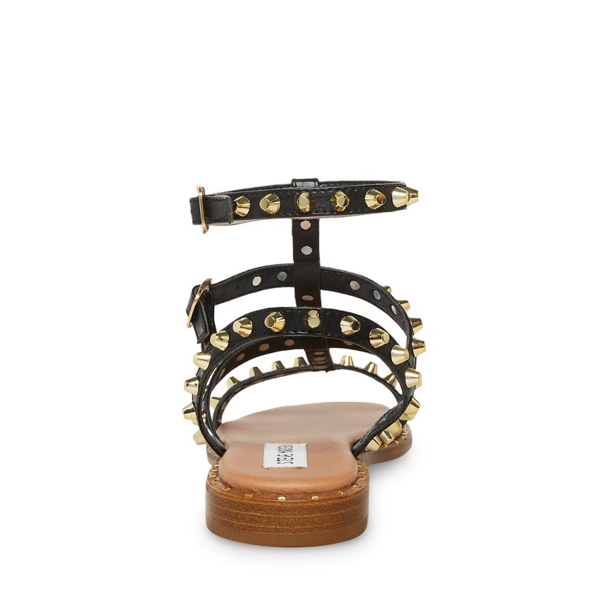 φλατ πεδιλα γυναικεια Steve Madden Sunnie μαυρα | GR-8357WTD