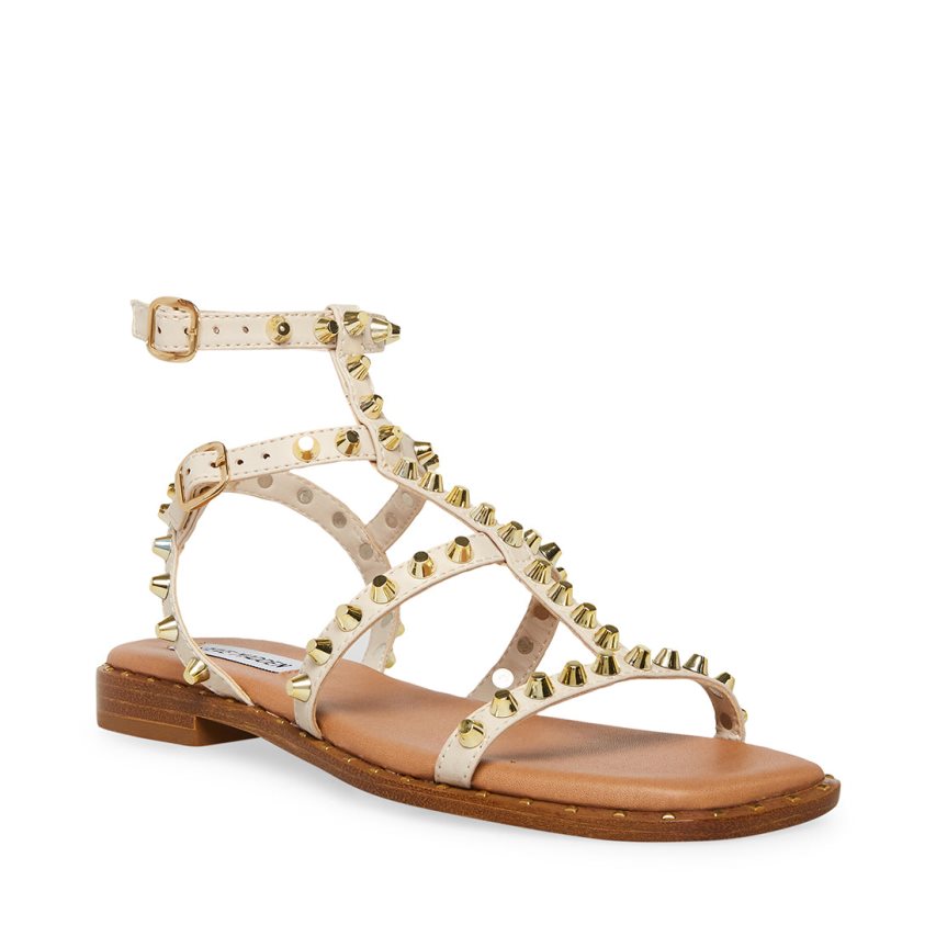 φλατ πεδιλα γυναικεια Steve Madden Sunnie Μπεζ | GR-864ORJO