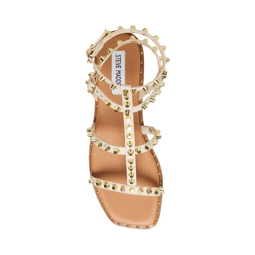 φλατ πεδιλα γυναικεια Steve Madden Sunnie Μπεζ | GR-864ORJO