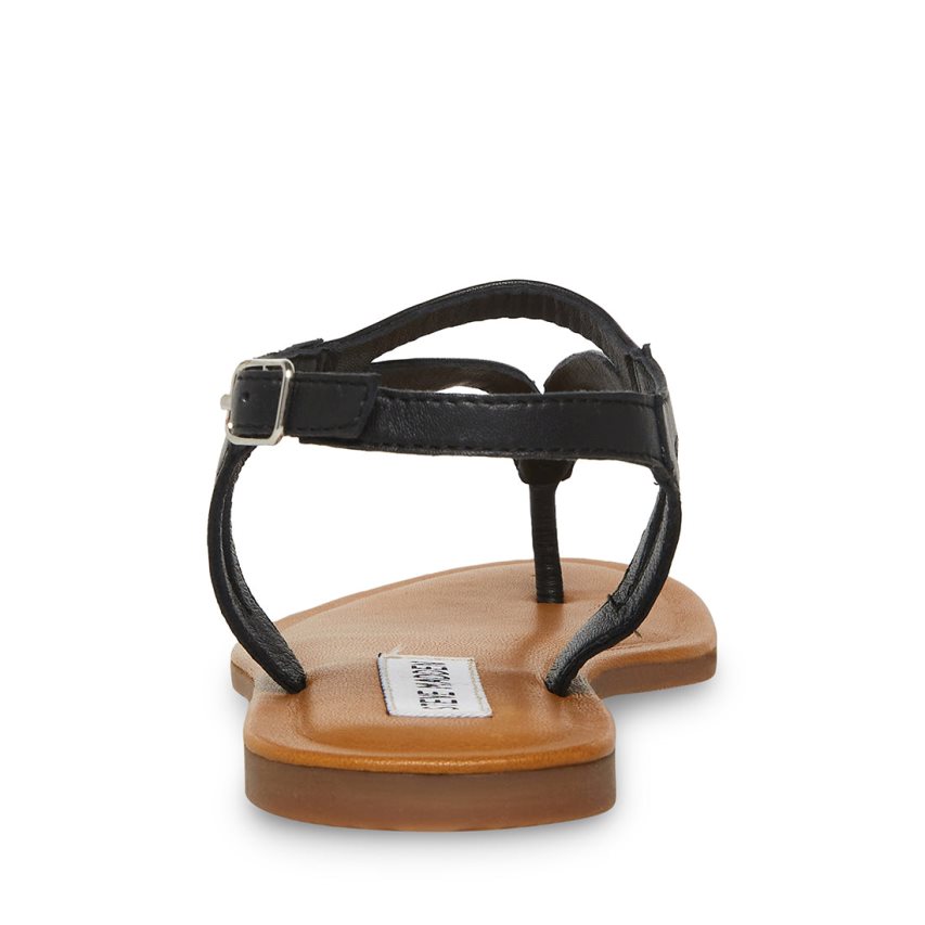 φλατ πεδιλα γυναικεια Steve Madden Sydney μαυρα | GR-O431QGB