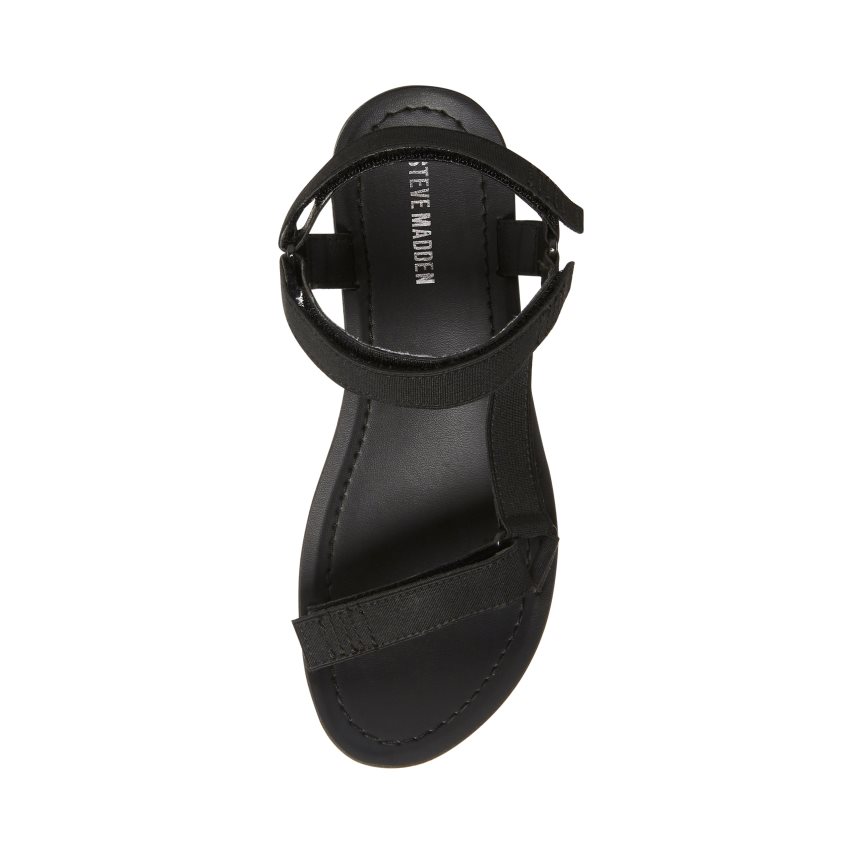 φλατ πεδιλα παιδικα Steve Madden Ahenley μαυρα | GR-8475ITG