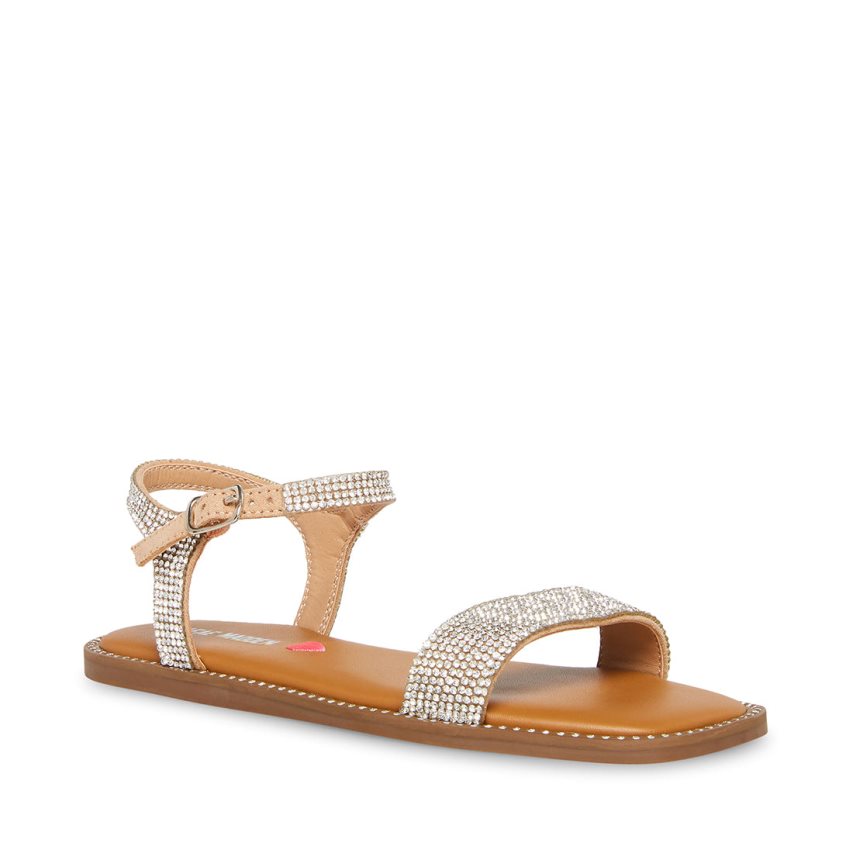 φλατ πεδιλα παιδικα Steve Madden Jnishar ασημι | GR-O738LUF