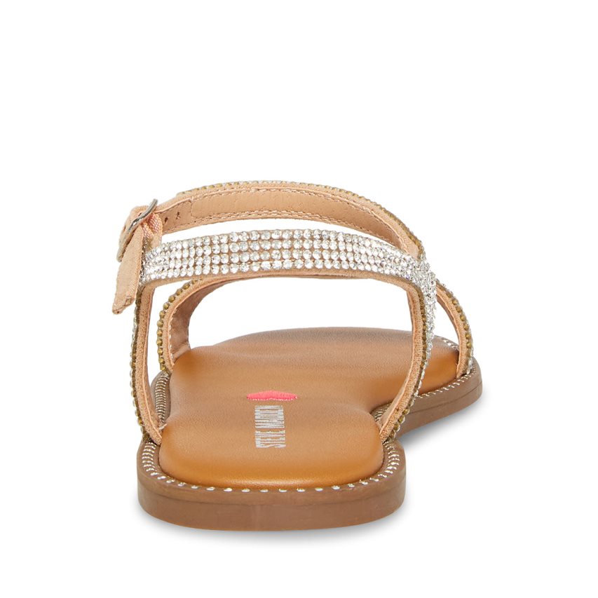 φλατ πεδιλα παιδικα Steve Madden Jnishar ασημι | GR-O738LUF