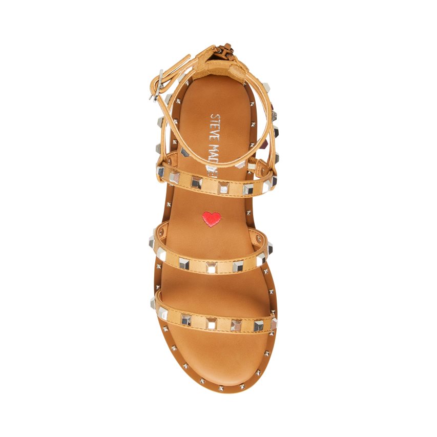φλατ πεδιλα παιδικα Steve Madden Jtravel καφε | GR-2746ZXO