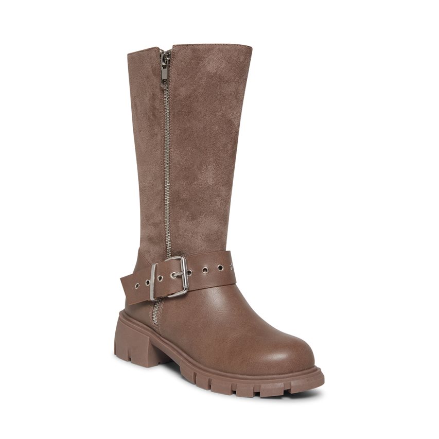 ψηλεσ μποτεσ παιδικα Steve Madden Jholly καφε | GR-7513CGN