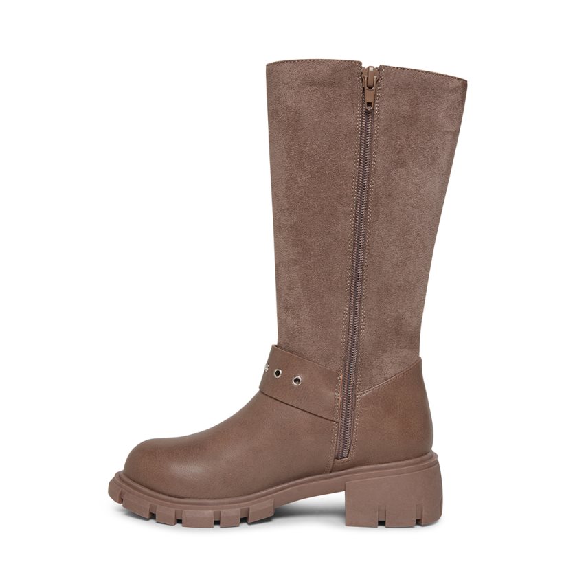 ψηλεσ μποτεσ παιδικα Steve Madden Jholly καφε | GR-7513CGN