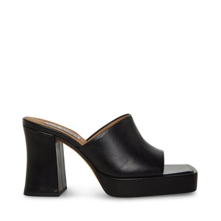 Mules γυναικεια Steve Madden Alex δερματινα μαυρα | GR-6321FXZ