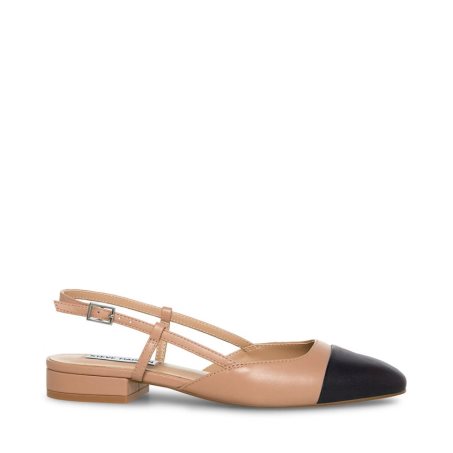 Mules γυναικεια Steve Madden Belinda δερματινα Μπεζ μαυρα | GR-8179ETI