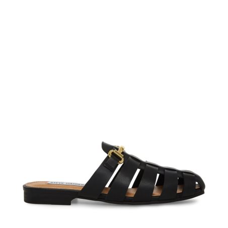 Mules γυναικεια Steve Madden Kelby δερματινα μαυρα | GR-1753IML