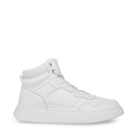 Αθλητικά Παπούτσια ανδρικα Steve Madden Jordee δερματινα ασπρα | GR-7O91TAC