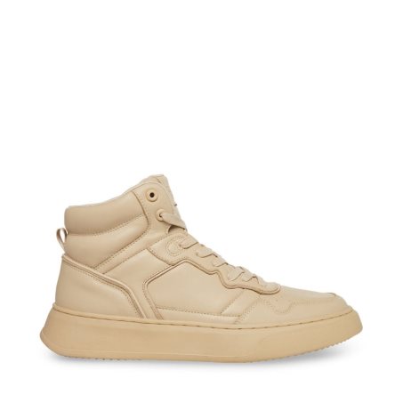 Αθλητικά Παπούτσια ανδρικα Steve Madden Jordee δερματινα Μπεζ | GR-83O1ZIW
