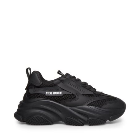 Αθλητικά Παπούτσια γυναικεια Steve Madden Possession μαυρα | GR-3416YPB