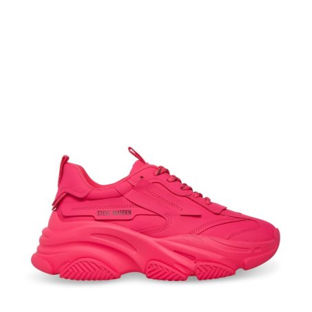 Αθλητικά Παπούτσια γυναικεια Steve Madden Possession Neon ροζ | GR-4291TZW