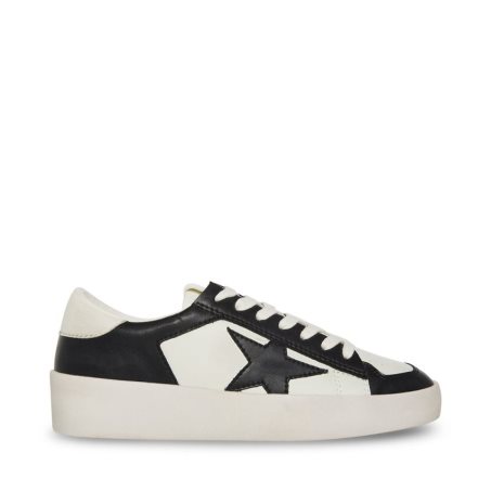 Αθλητικά Παπούτσια γυναικεια Steve Madden Perona μαυρα ασπρα | GR-543OKUA