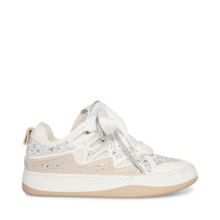 Αθλητικά Παπούτσια γυναικεια Steve Madden Roaring-r ασπρα | GR-56O4XAZ