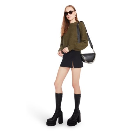 Πουλόβερ γυναικεια Steve Madden Camille Ελιά | GR-5194BMO