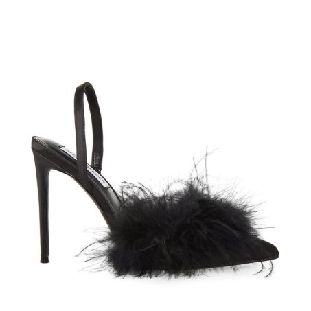 Τακούνια γυναικεια Steve Madden Alexis Satin μαυρα | GR-27O1XZU