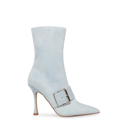 Τακούνια γυναικεια Steve Madden Banter Denim Fabric μπλε | GR-6791HEG